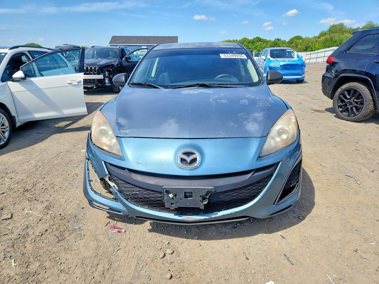 2010 Mazda 3 I Blue vin: JM1BL1SF9A1318993