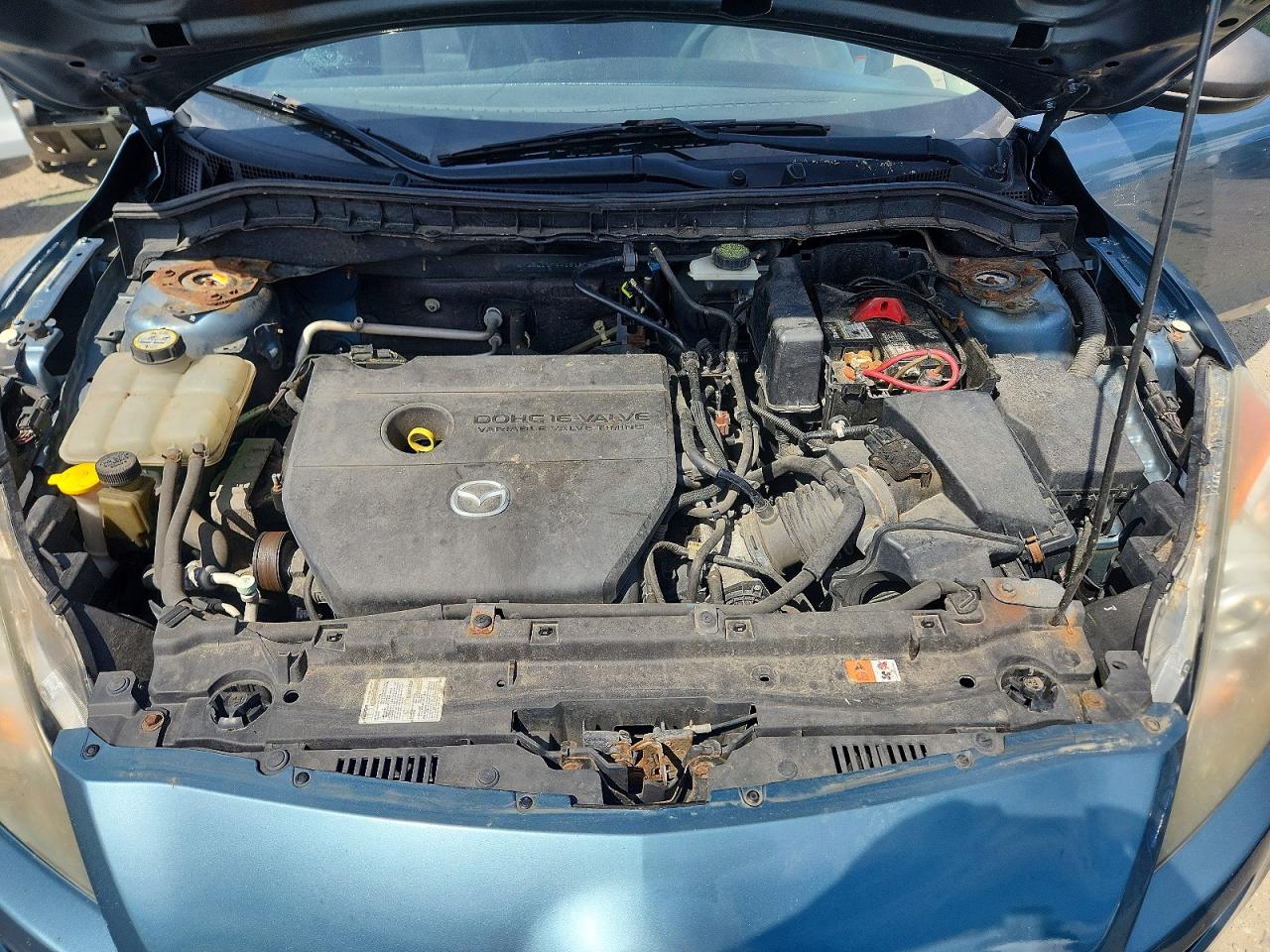 2010 Mazda 3 I Blue vin: JM1BL1SF9A1318993