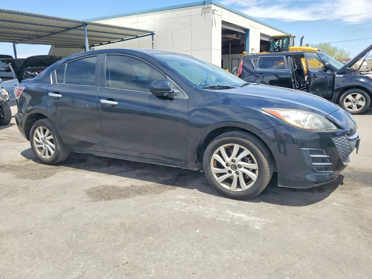 2010 Mazda 3 I Black vin: JM1BL1SFXA1105051