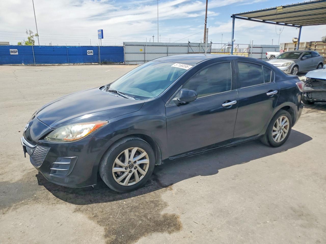2010 Mazda 3 I Black vin: JM1BL1SFXA1105051
