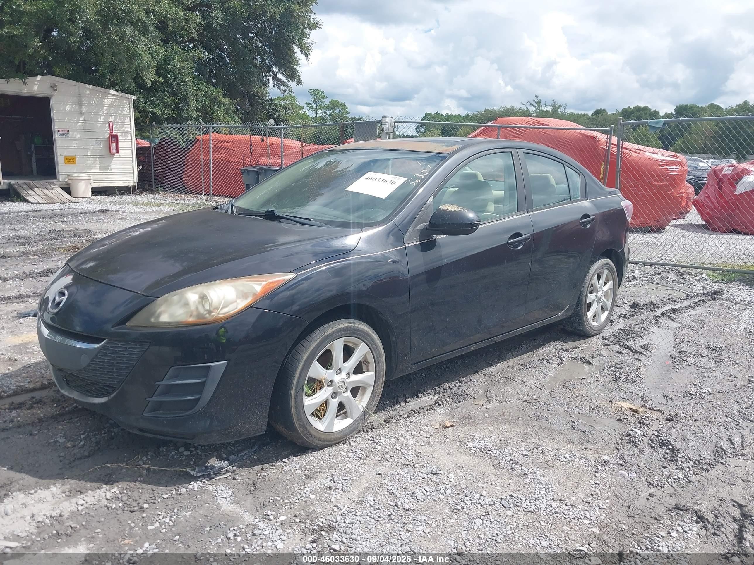 2010 Mazda Mazda3 I Touring Черный vin: JM1BL1SFXA1152855