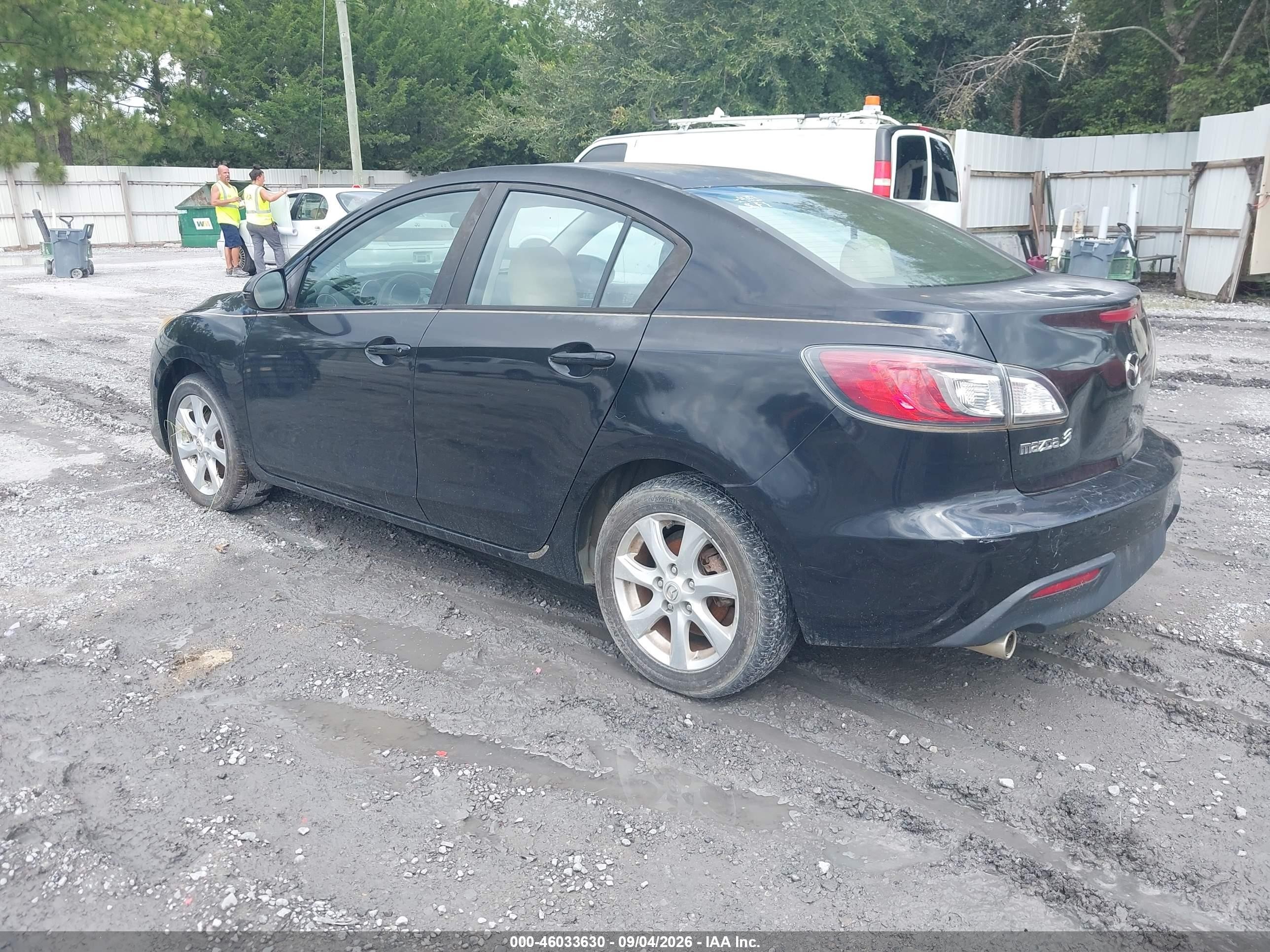 2010 Mazda Mazda3 I Touring Черный vin: JM1BL1SFXA1152855