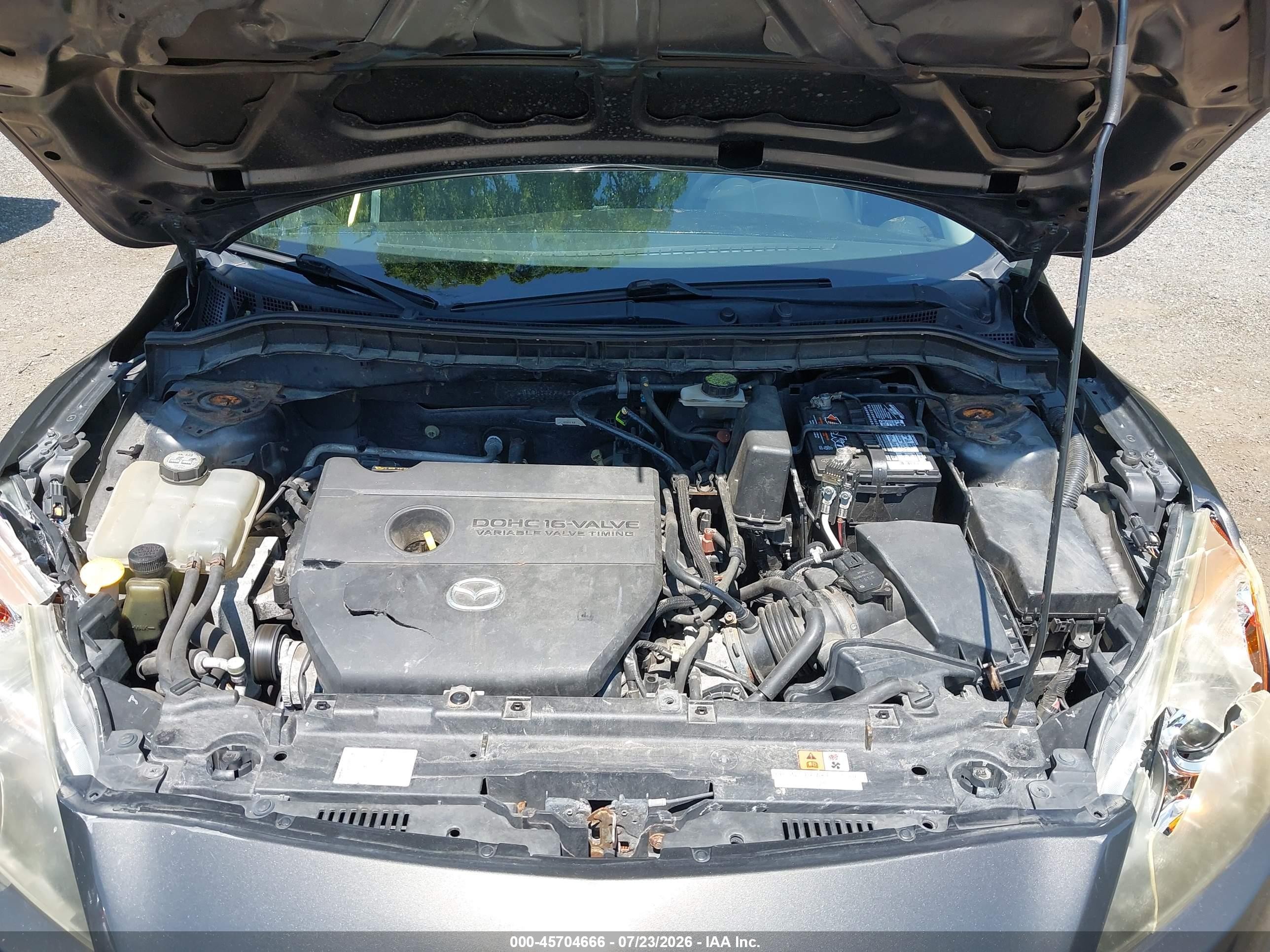 2010 Mazda Mazda3 I Touring Gray vin: JM1BL1SFXA1169509
