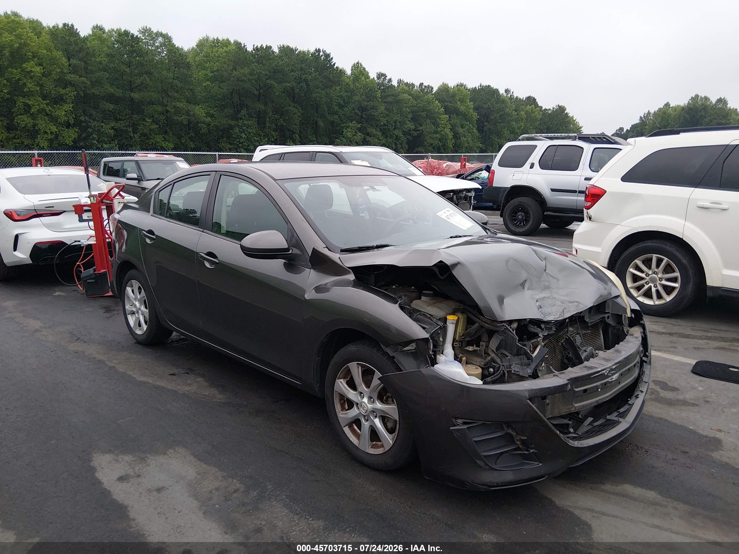 2010 Mazda Mazda3 I Touring Gray vin: JM1BL1SFXA1182874