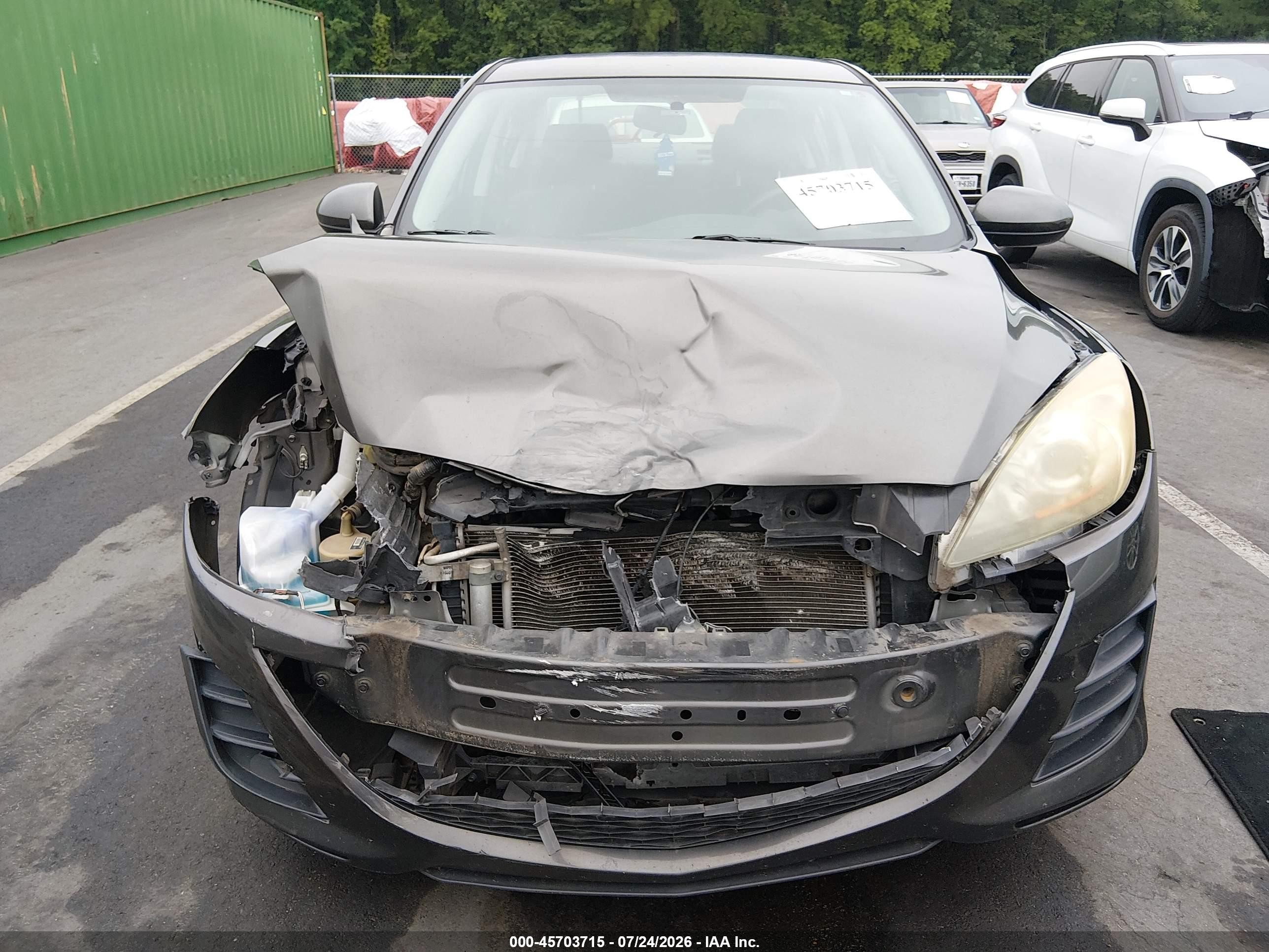 2010 Mazda Mazda3 I Touring Gray vin: JM1BL1SFXA1182874