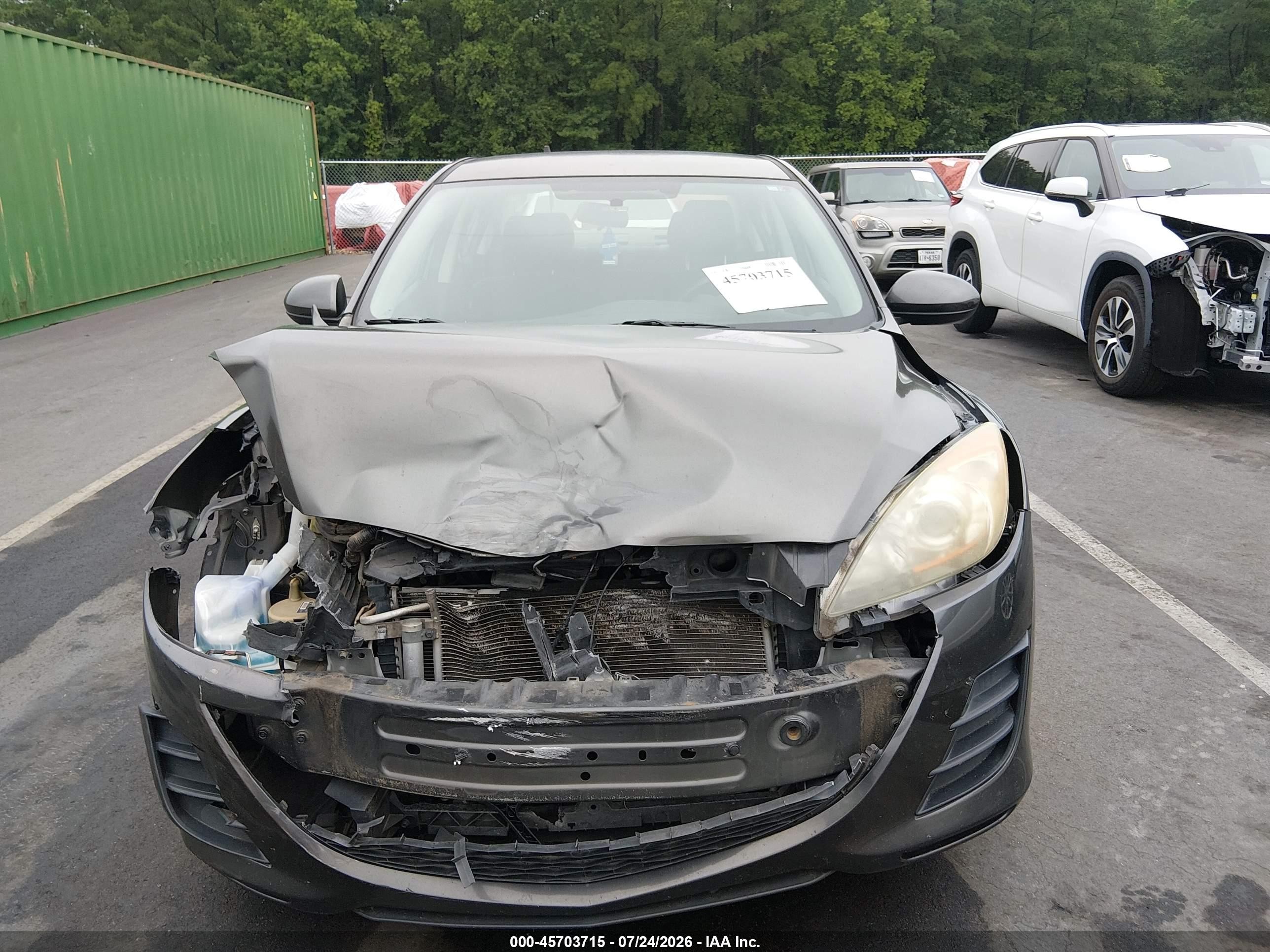 2010 Mazda Mazda3 I Touring Gray vin: JM1BL1SFXA1182874