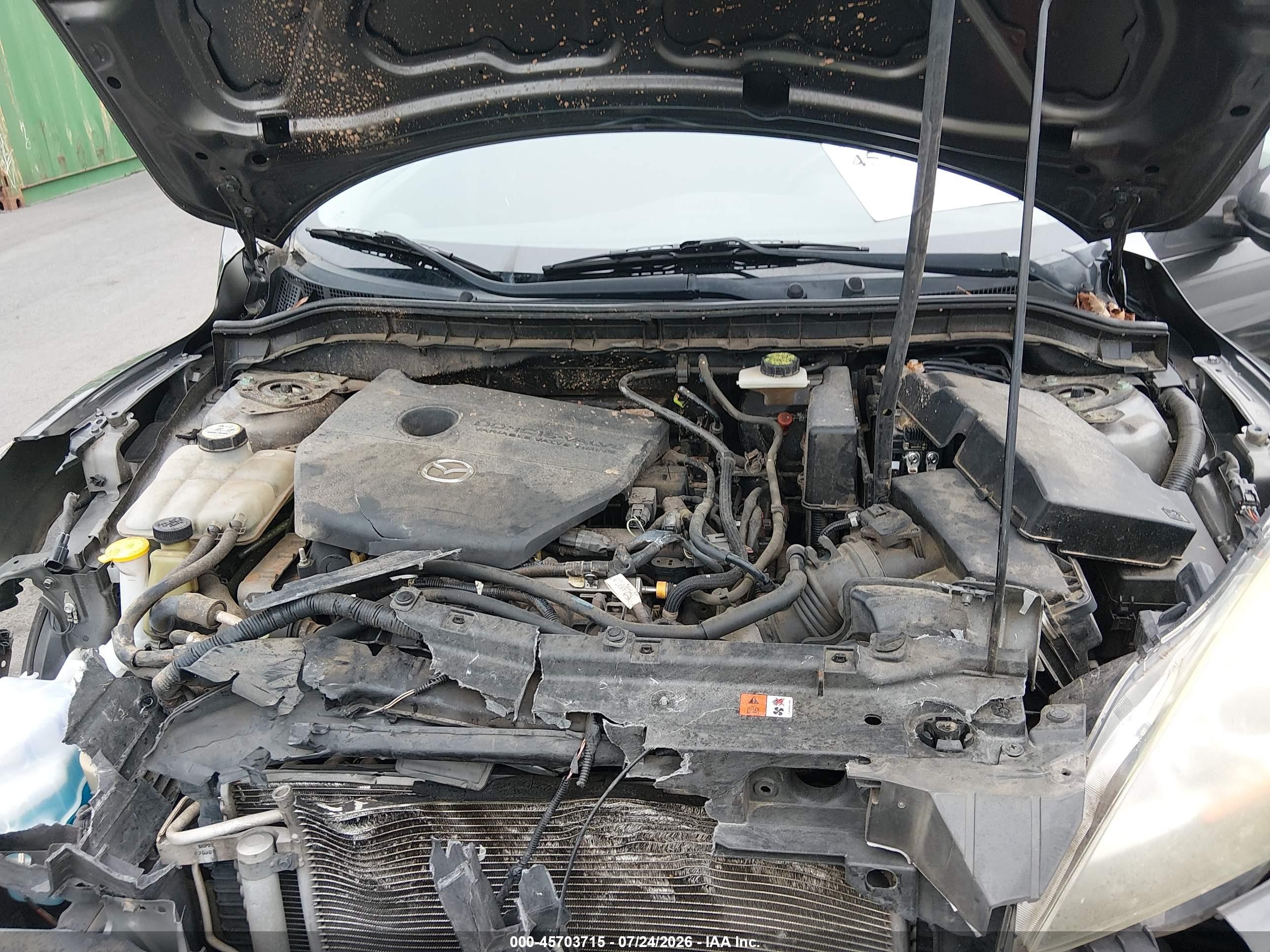 2010 Mazda Mazda3 I Touring Gray vin: JM1BL1SFXA1182874