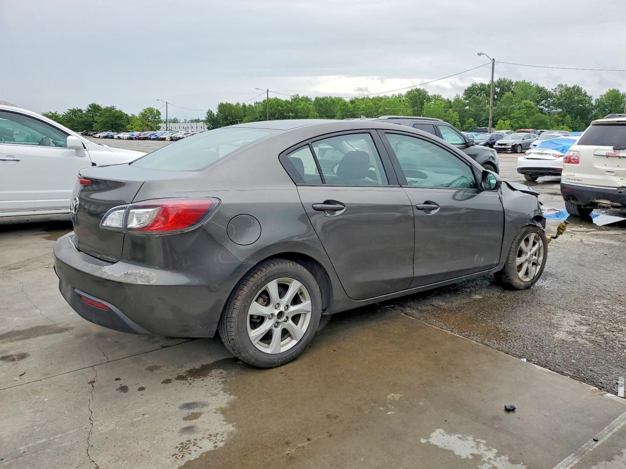 2010 Mazda 3 I Gray vin: JM1BL1SFXA1211340