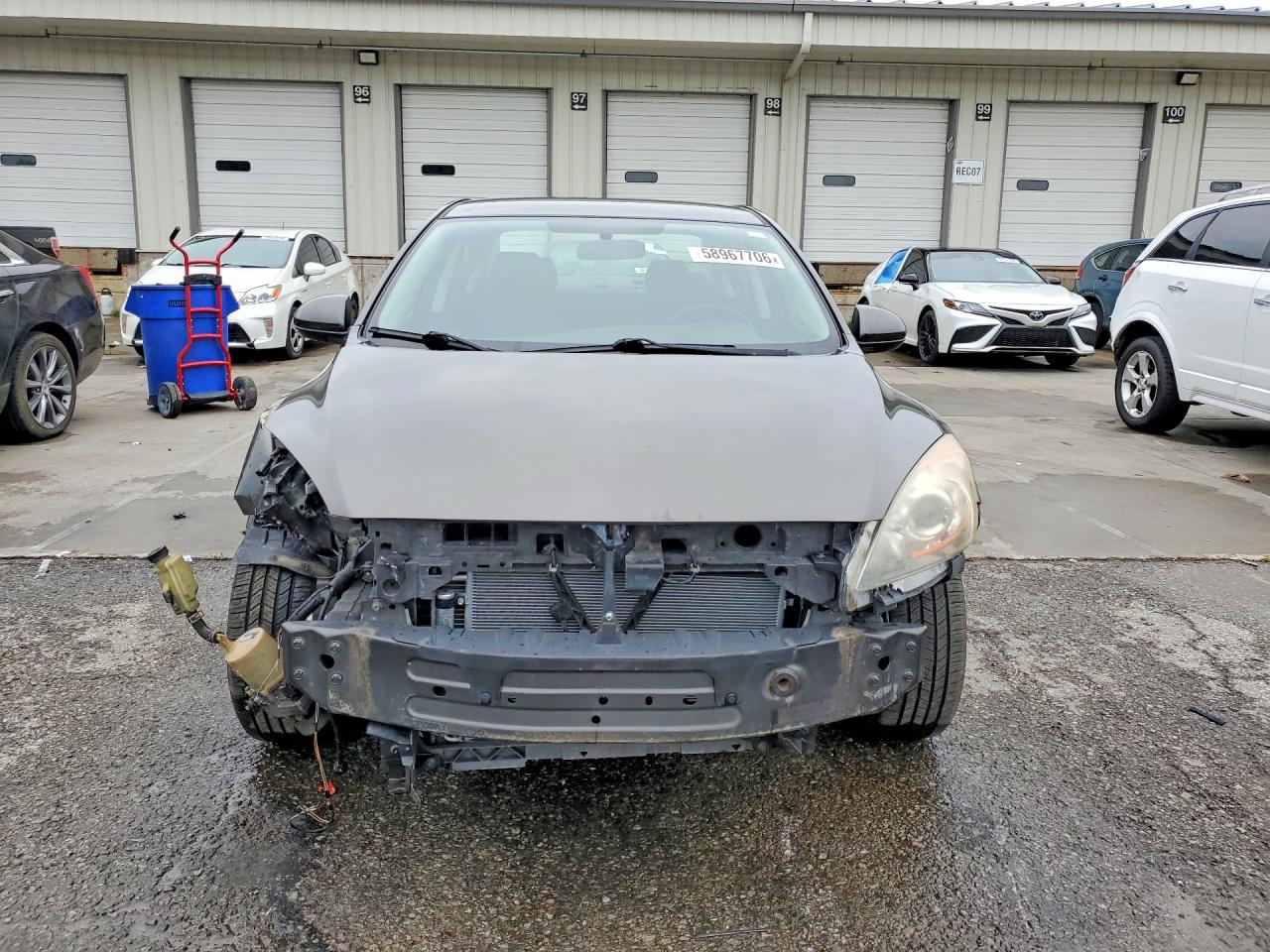 2010 Mazda 3 I Gray vin: JM1BL1SFXA1211340