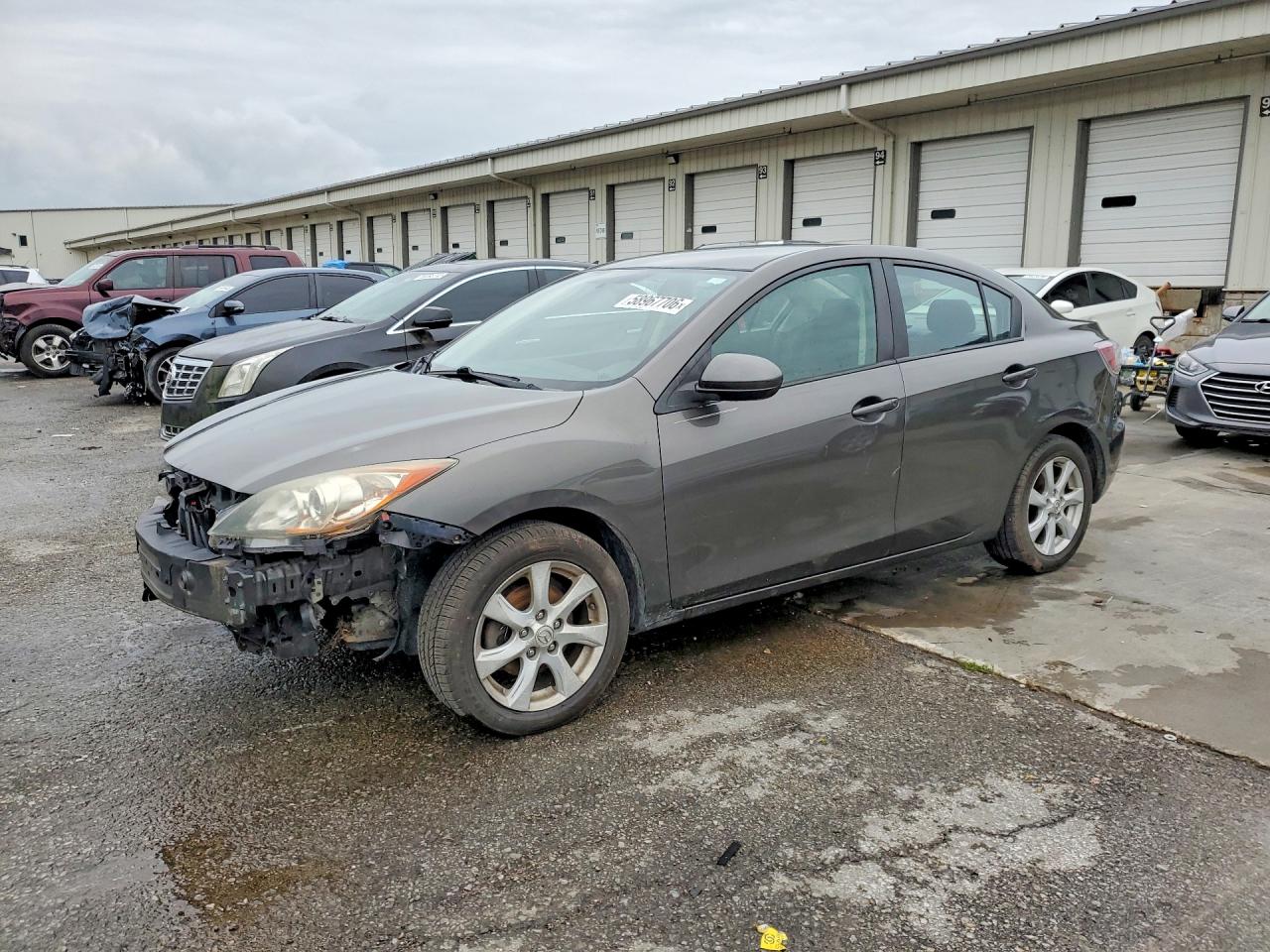2010 Mazda 3 I Gray vin: JM1BL1SFXA1211340