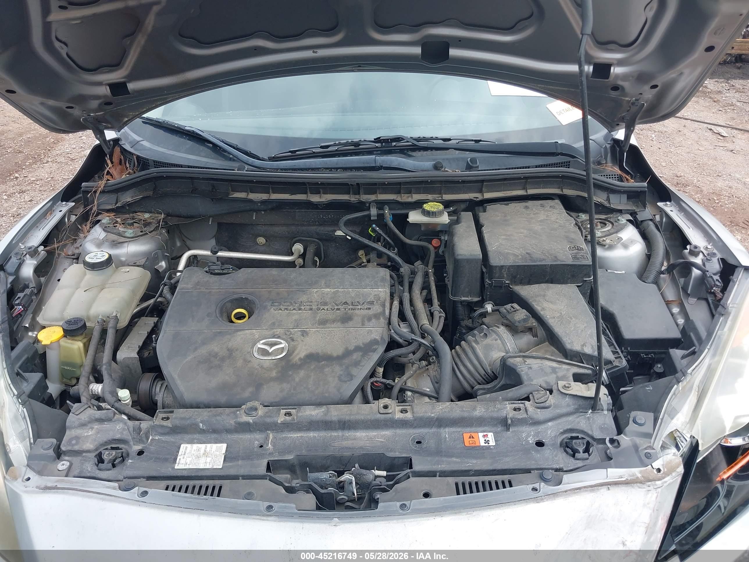 2010 Mazda Mazda3 I Sport Gray vin: JM1BL1SFXA1232205