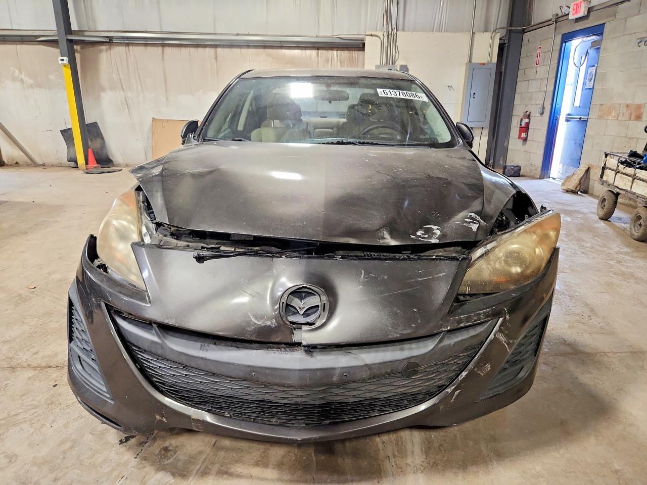 2010 Mazda 3 I Gray vin: JM1BL1SFXA1249392