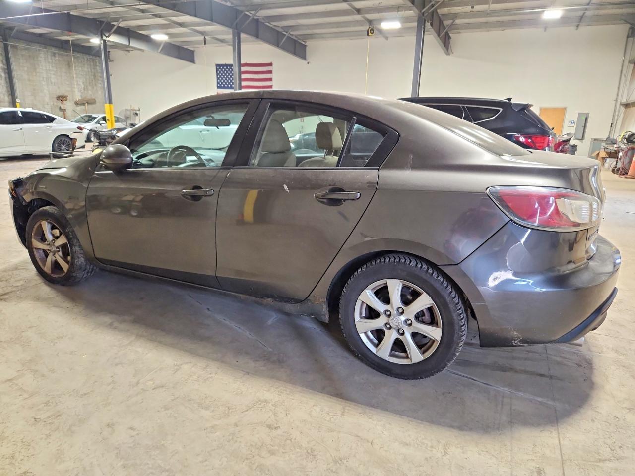 2010 Mazda 3 I Gray vin: JM1BL1SFXA1249392