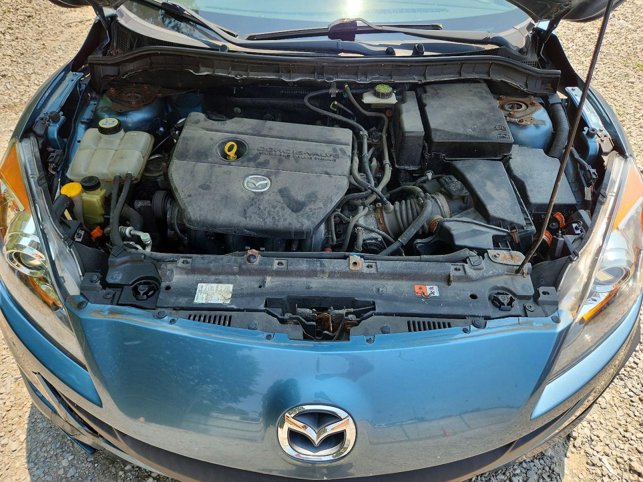 2010 Mazda 3 I Turquoise vin: JM1BL1SFXA1263745