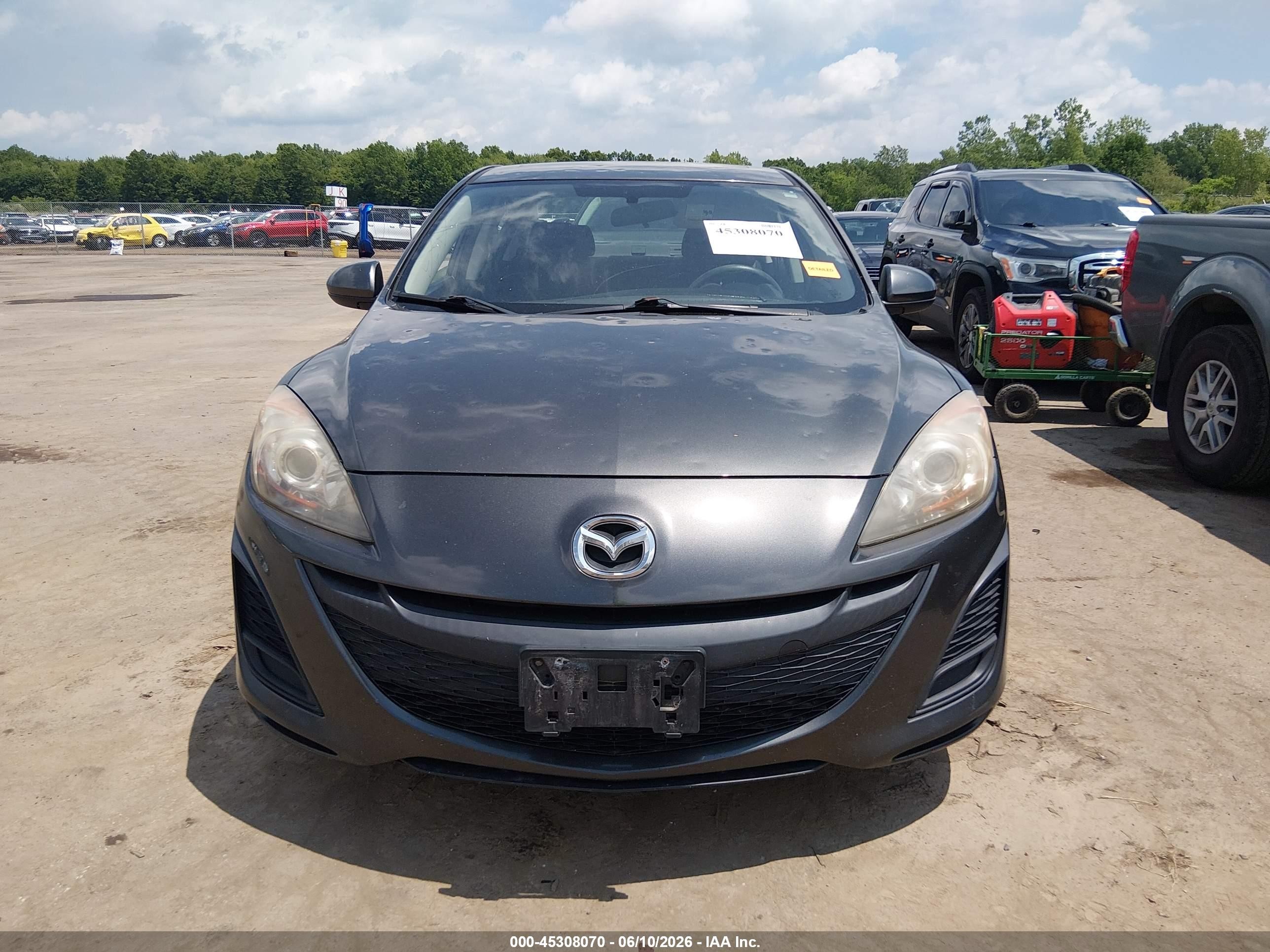 2010 Mazda Mazda3 I Touring Gray vin: JM1BL1SFXA1278424