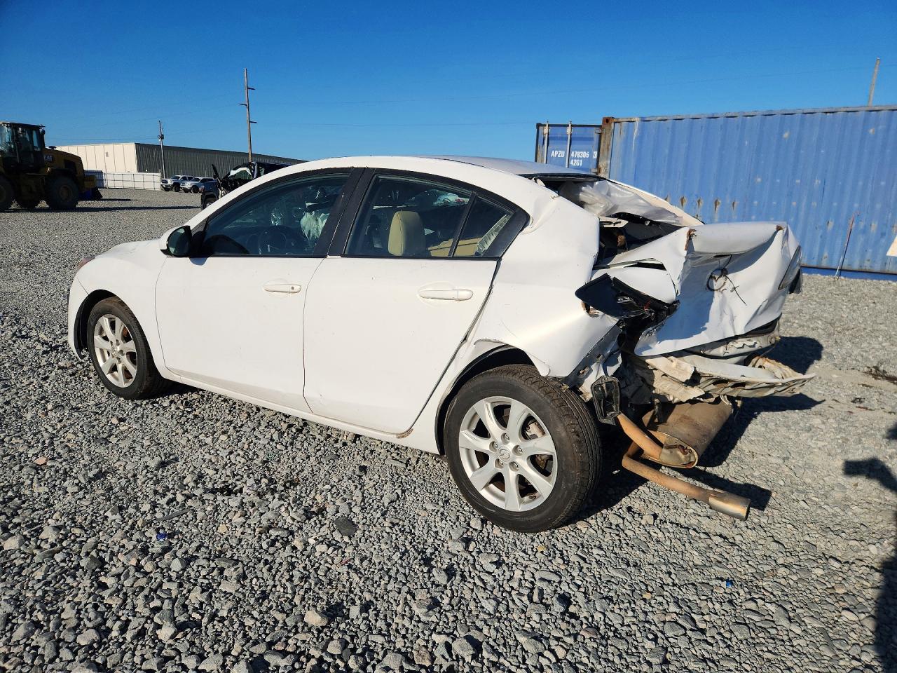 2010 Mazda 3 I White vin: JM1BL1SFXA1292498