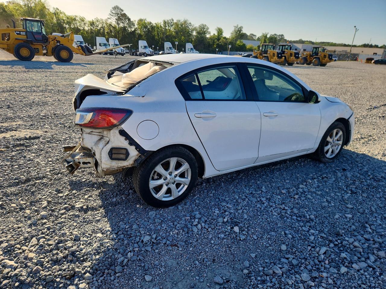 2010 Mazda 3 I White vin: JM1BL1SFXA1292498