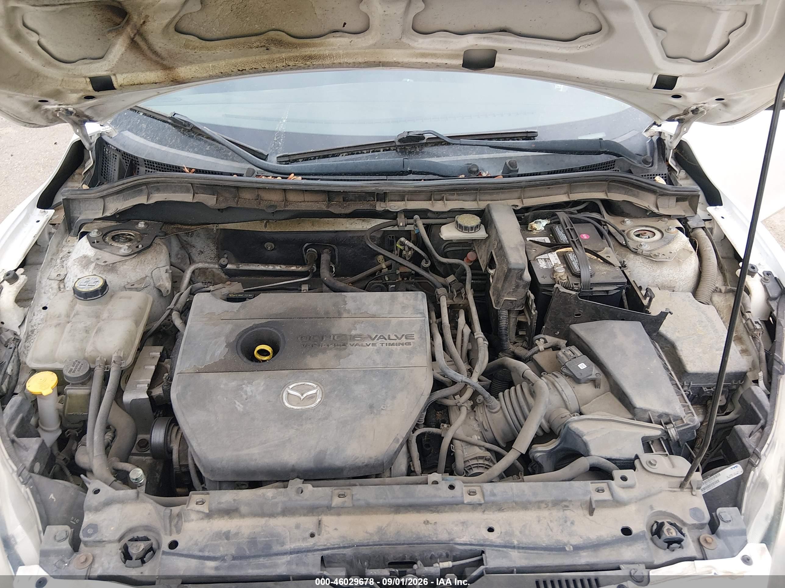 2010 Mazda Mazda3 I Touring Белый vin: JM1BL1SFXA1318517