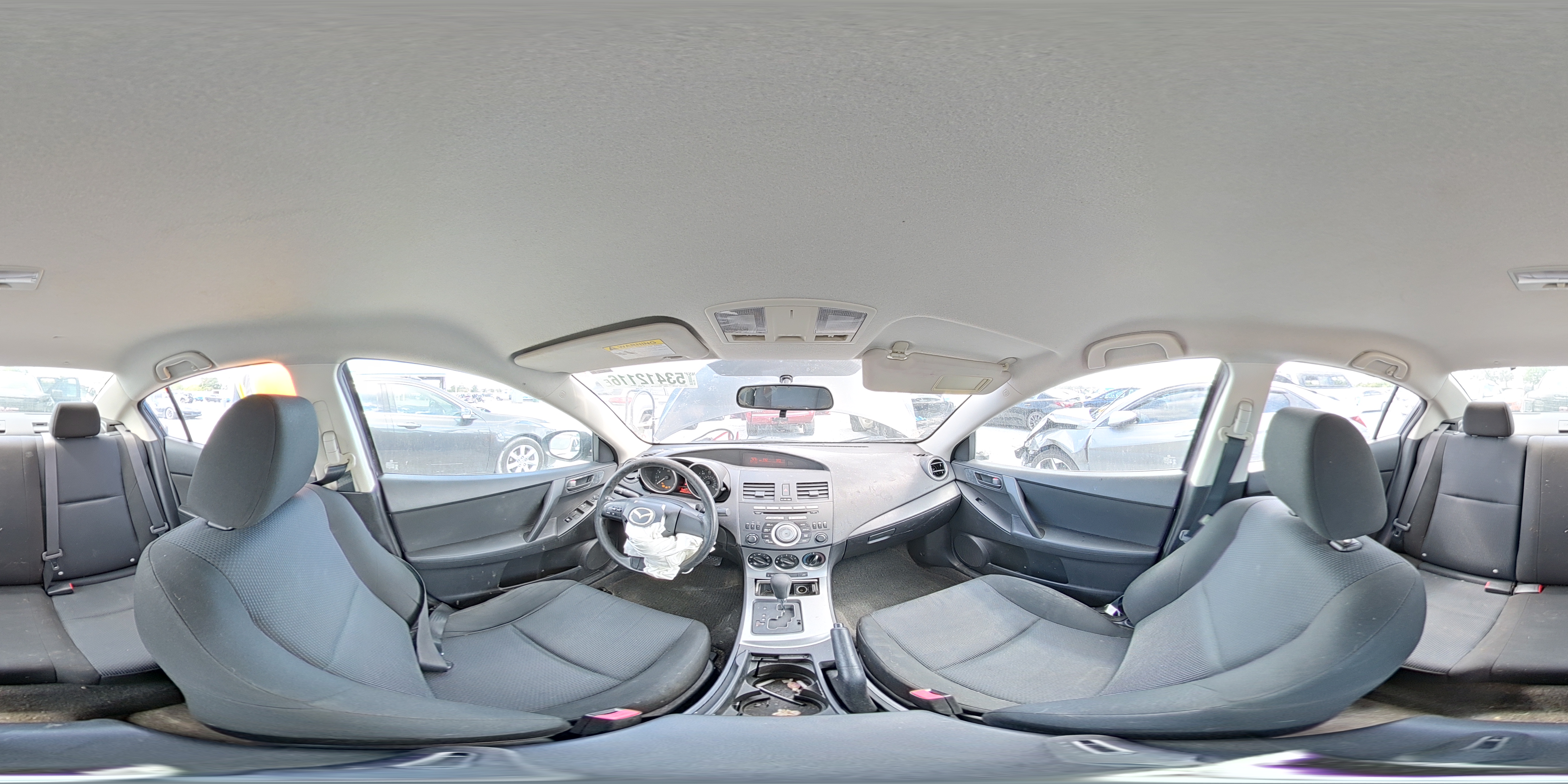 2010 Mazda 3 I Black vin: JM1BL1SFXA1324270