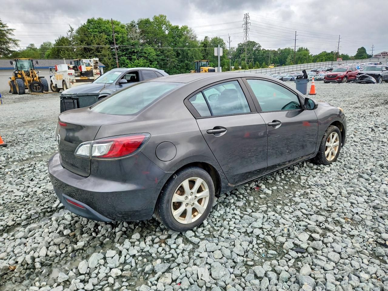 2010 Mazda 3 I Gray vin: JM1BL1SG0A1148709
