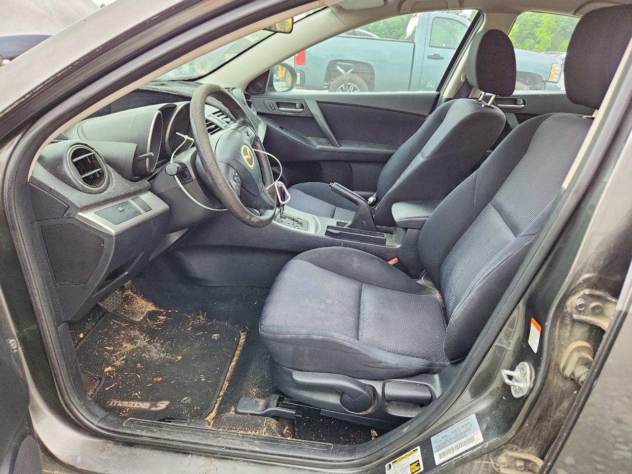 2010 Mazda 3 I Gray vin: JM1BL1SG0A1148709