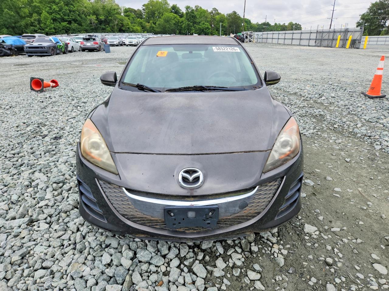 2010 Mazda 3 I Gray vin: JM1BL1SG0A1148709