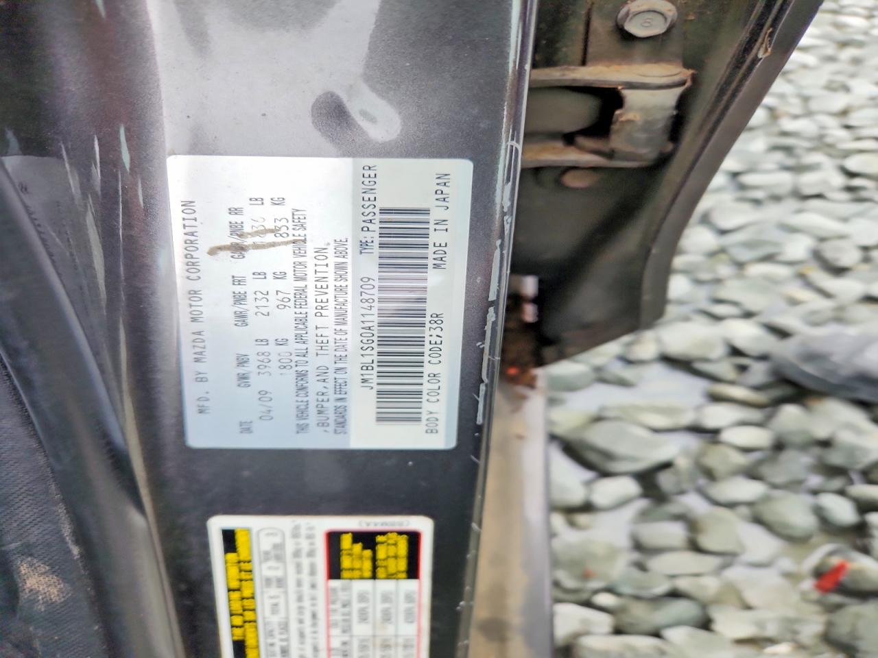 2010 Mazda 3 I Gray vin: JM1BL1SG0A1148709