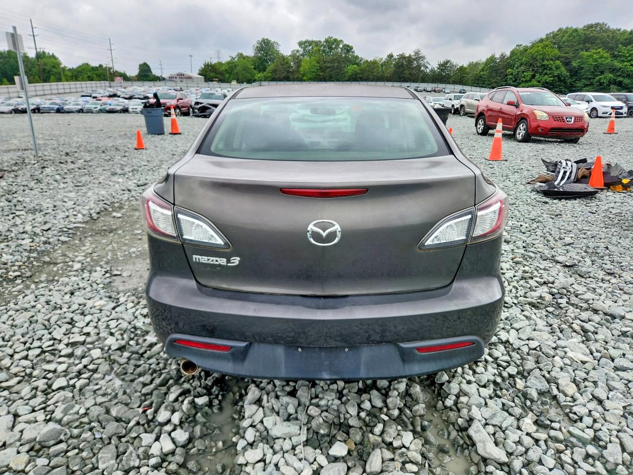 2010 Mazda 3 I Gray vin: JM1BL1SG0A1148709
