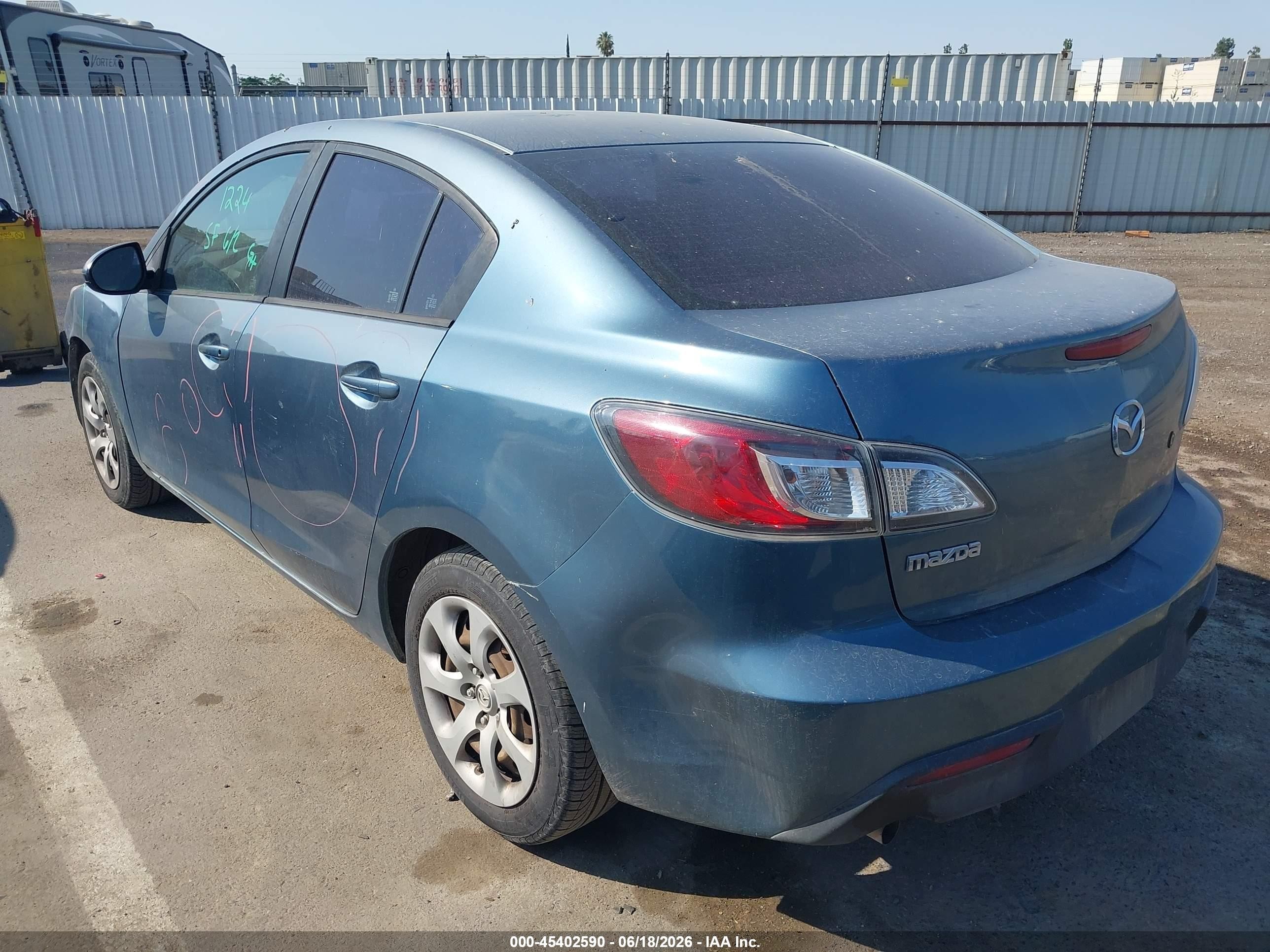 2010 Mazda Mazda3 I Sport Blue vin: JM1BL1SG0A1241035