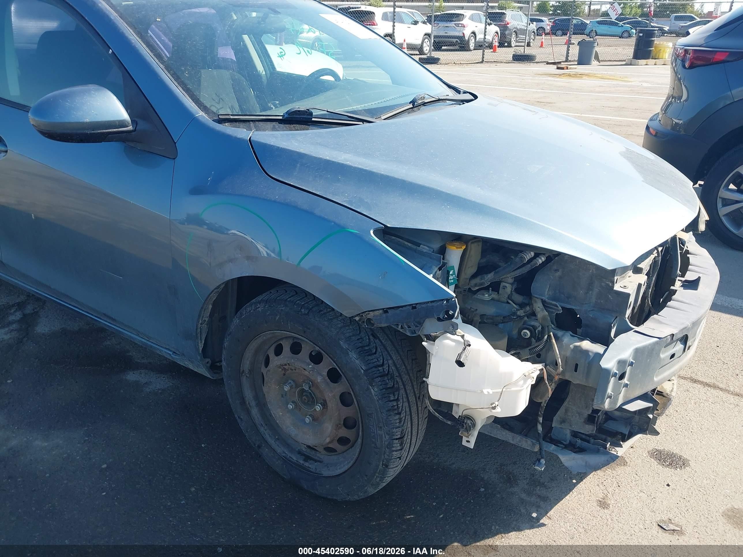 2010 Mazda Mazda3 I Sport Blue vin: JM1BL1SG0A1241035
