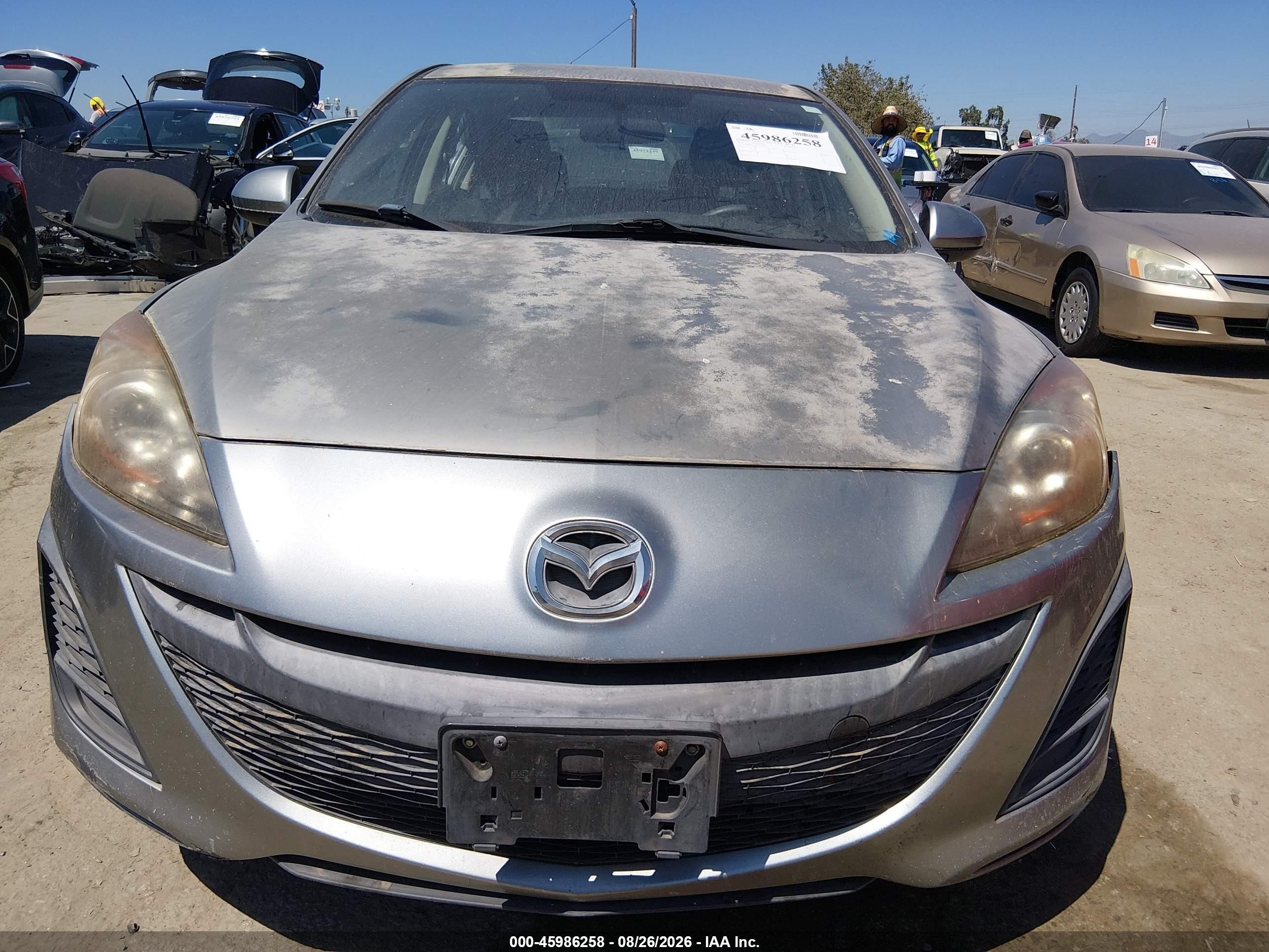 2010 Mazda Mazda3 I Touring Серый vin: JM1BL1SG0A1249149