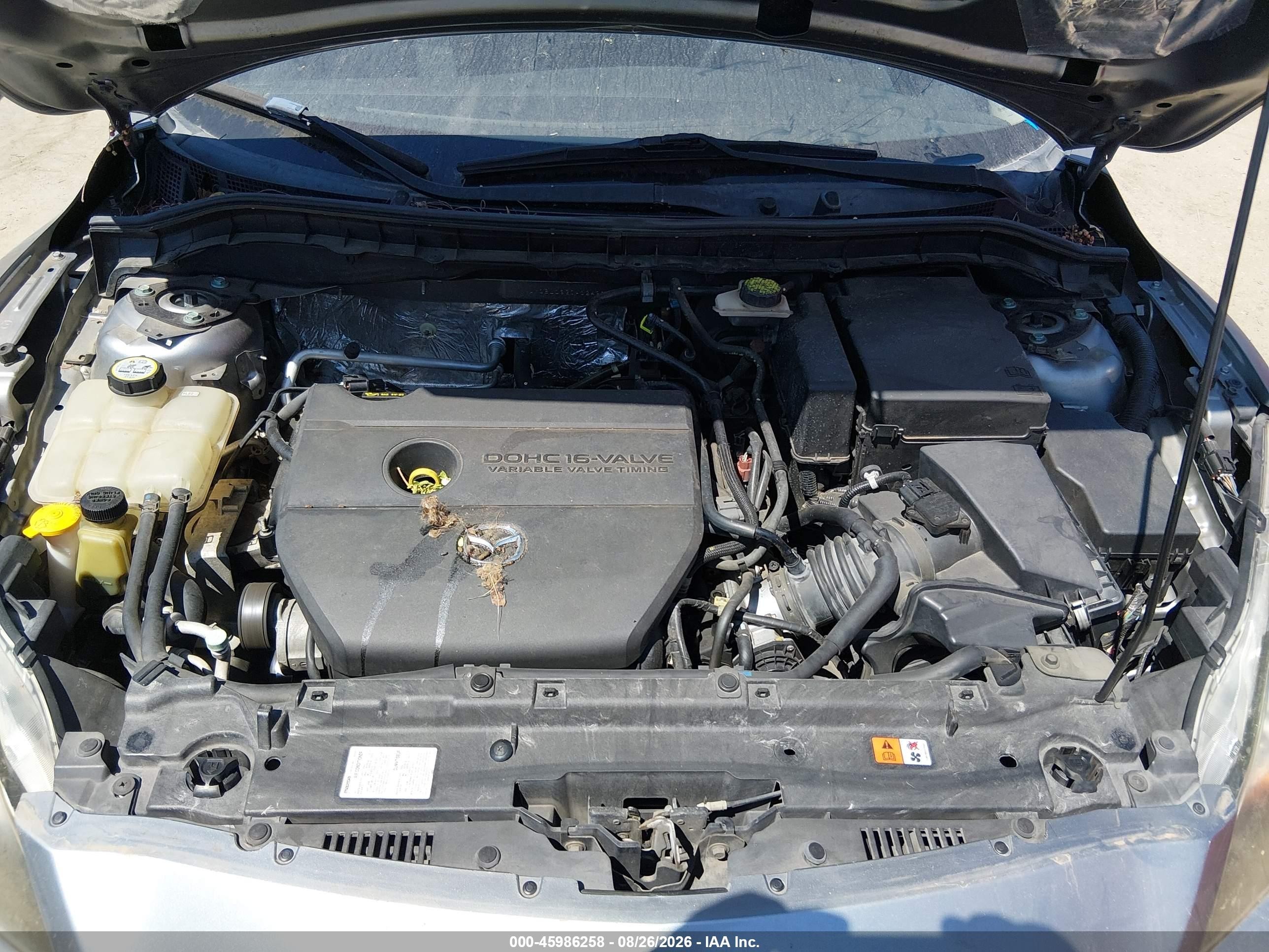 2010 Mazda Mazda3 I Touring Серый vin: JM1BL1SG0A1249149