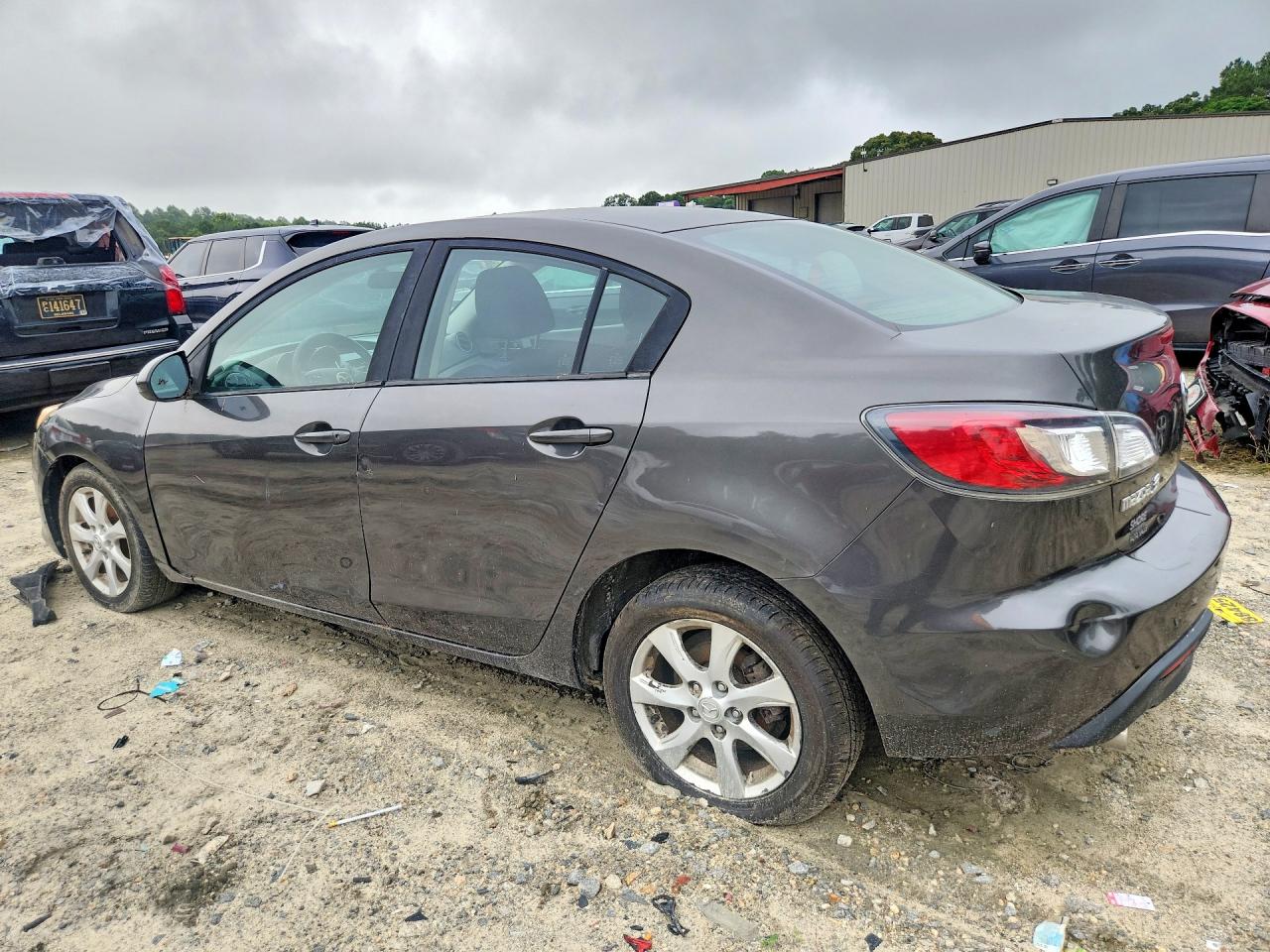2010 Mazda 3 I Gray vin: JM1BL1SG2A1215066