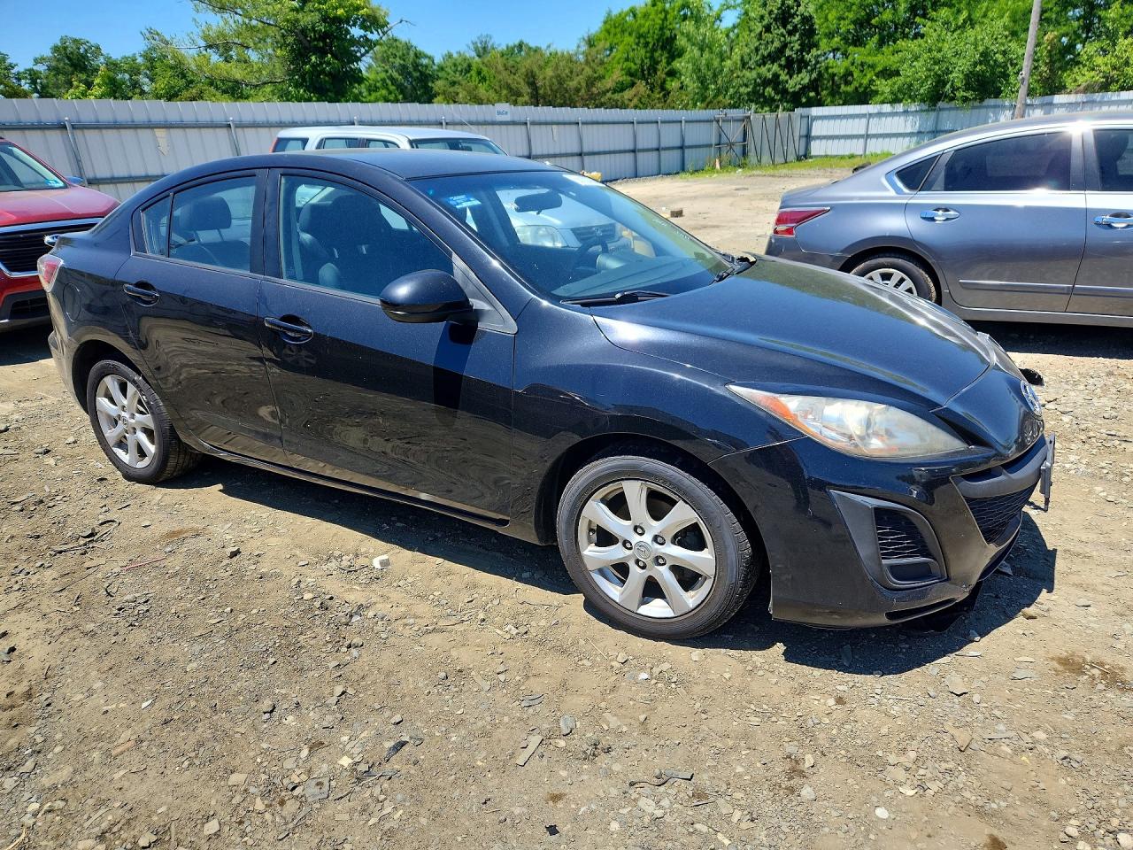 2010 Mazda 3 I Черный vin: JM1BL1SG2A1250366