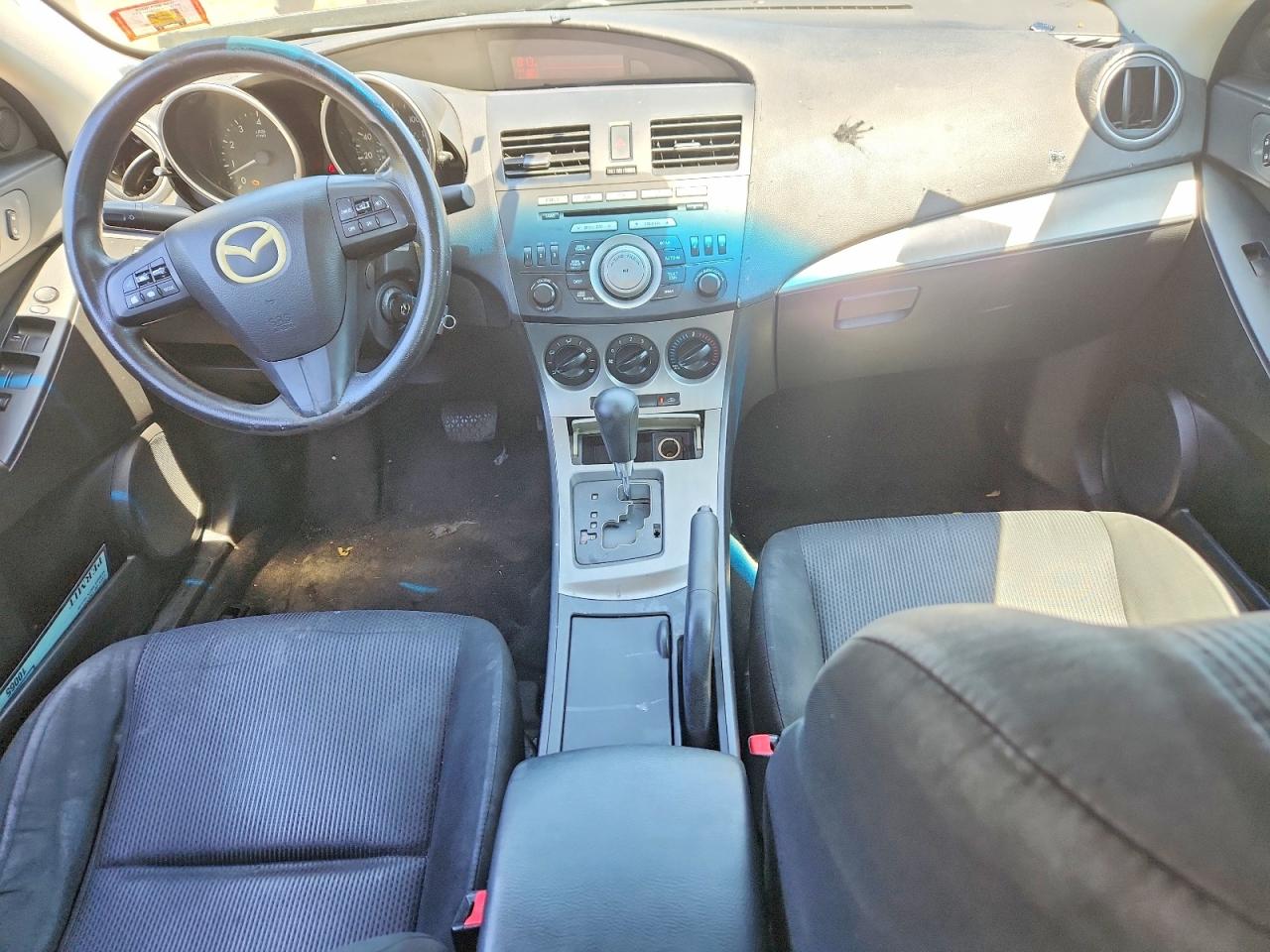 2010 Mazda 3 I Черный vin: JM1BL1SG2A1250366