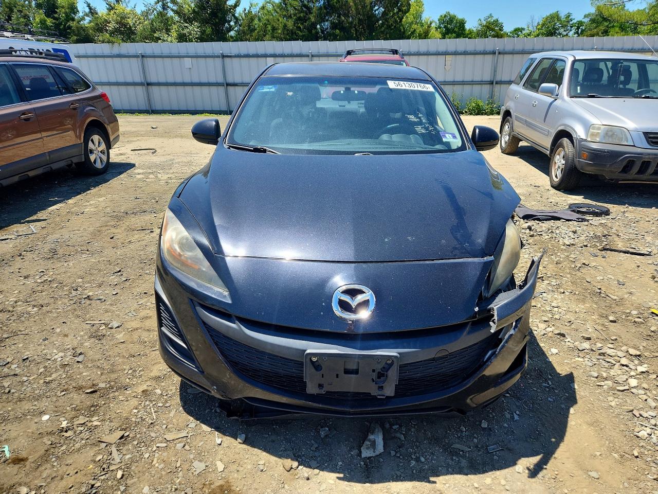 2010 Mazda 3 I Черный vin: JM1BL1SG2A1250366