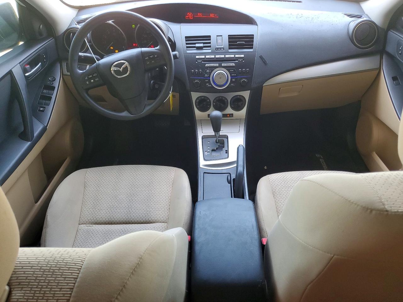 2010 Mazda 3 I White vin: JM1BL1SG2A1255244