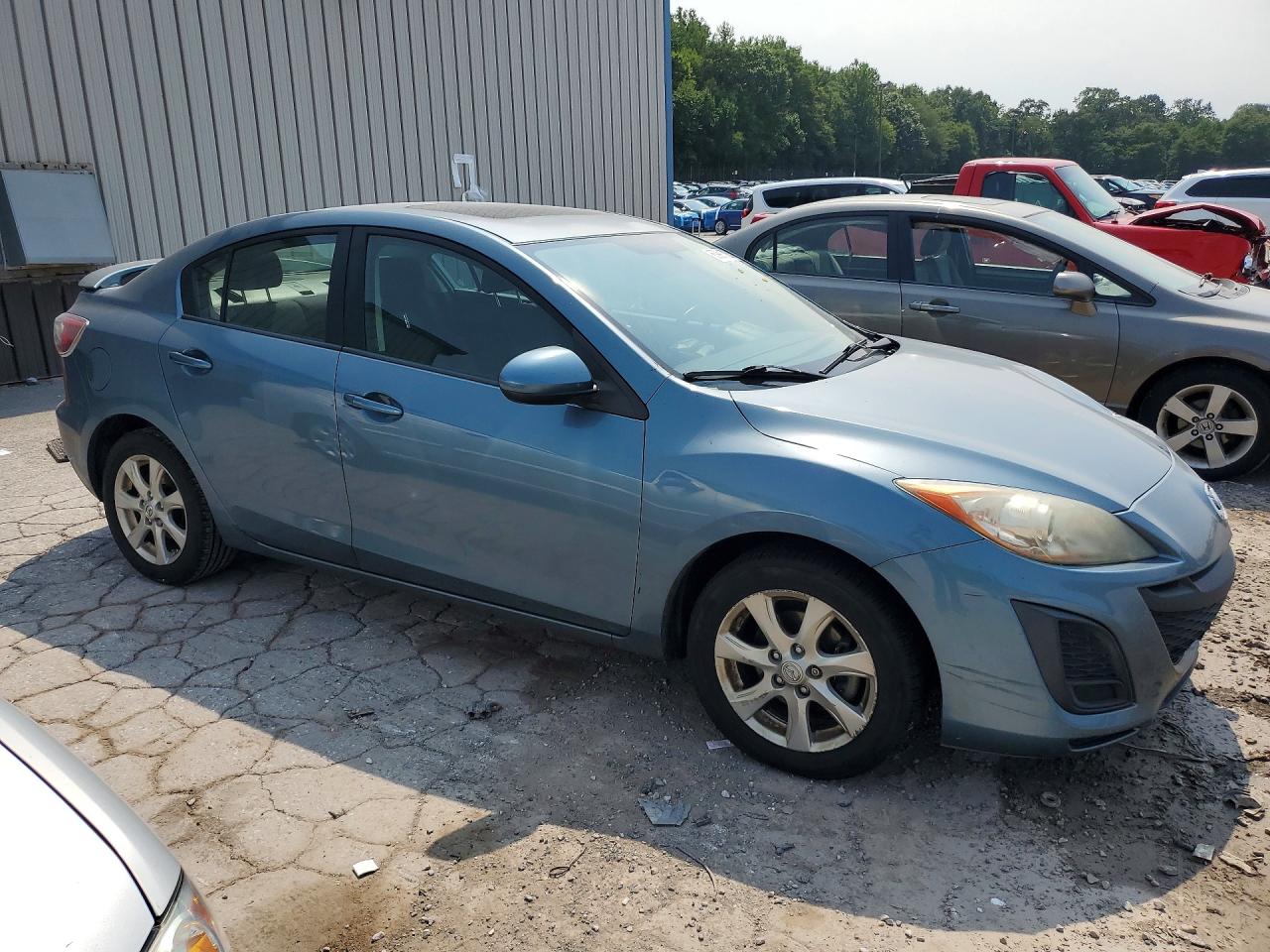 2010 Mazda 3 I Blue vin: JM1BL1SG2A1289247