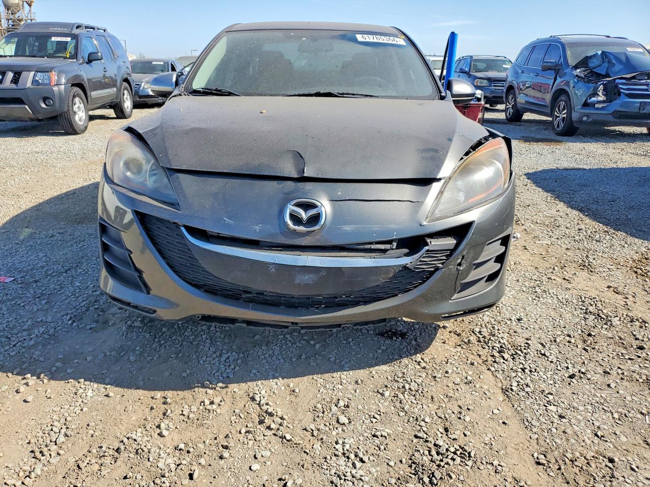 2010 Mazda 3 I Серый vin: JM1BL1SG2A1337894