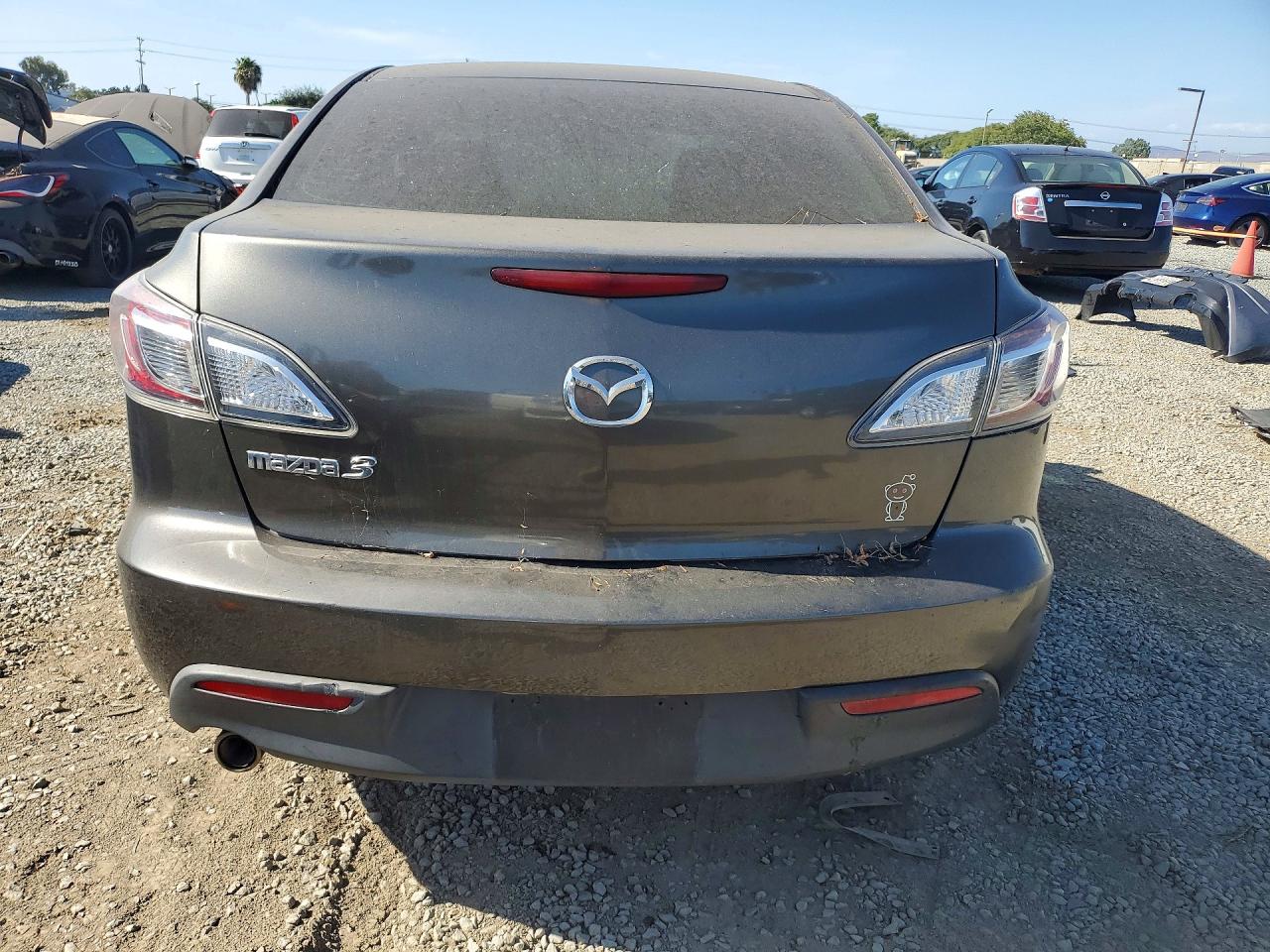 2010 Mazda 3 I Серый vin: JM1BL1SG2A1337894