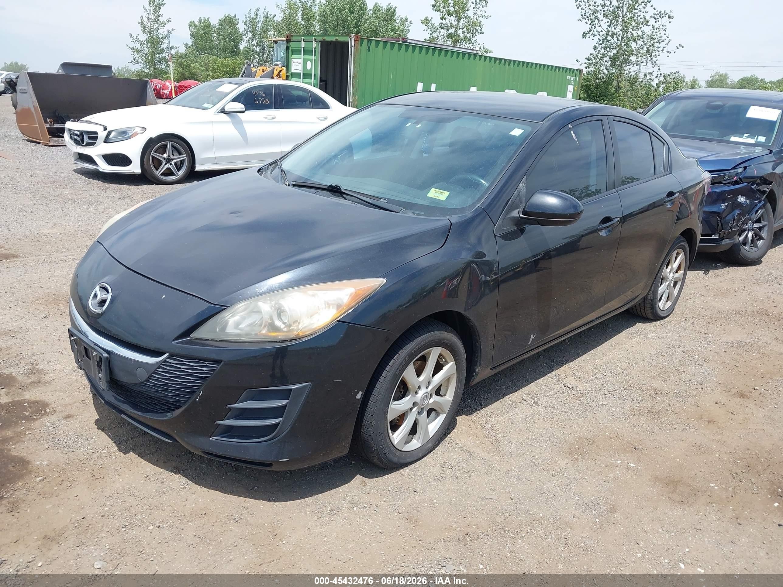 2010 Mazda Mazda3 I Touring Black vin: JM1BL1SG3A1145352