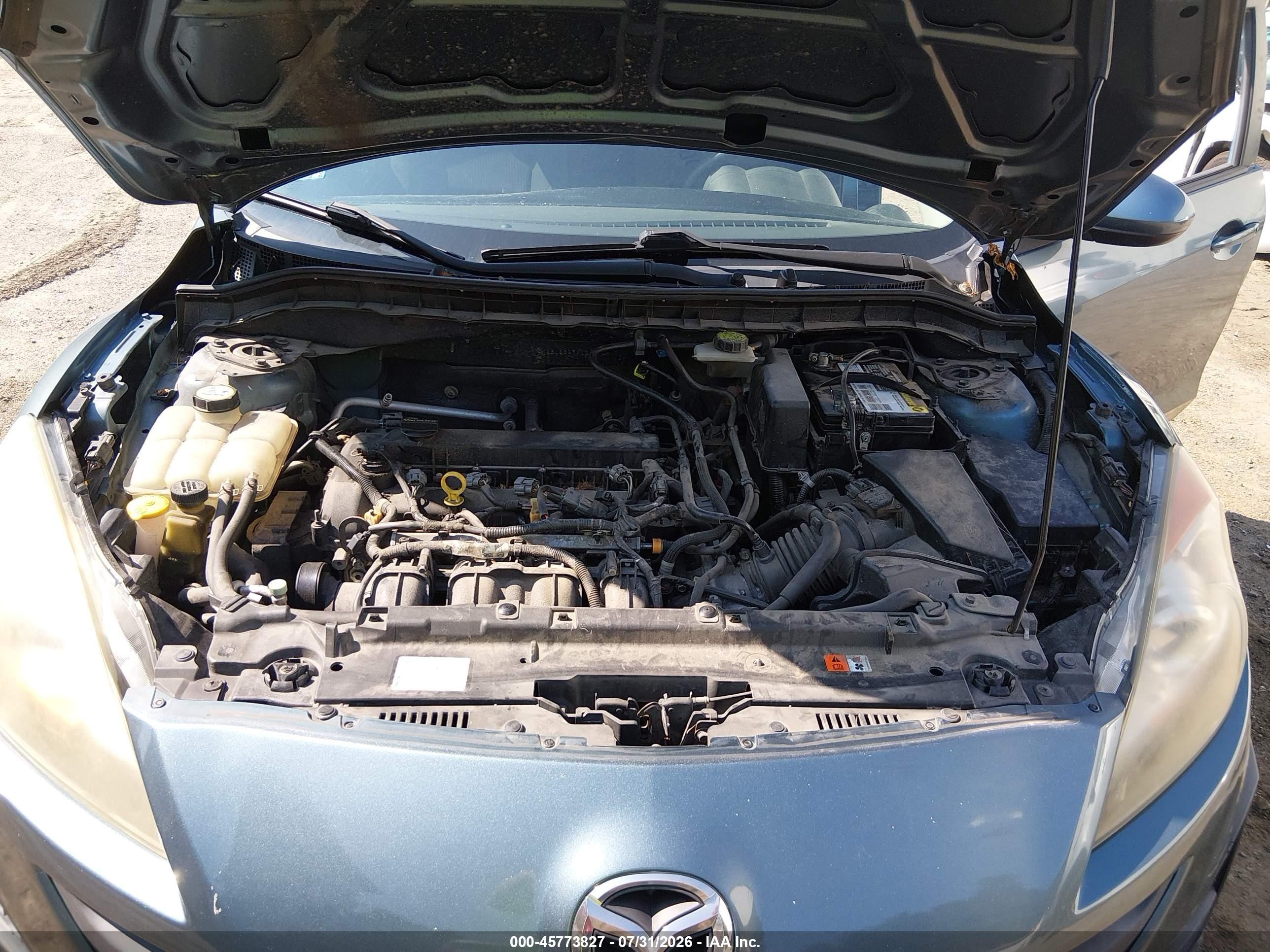 2010 Mazda Mazda3 I Touring Blue vin: JM1BL1SG3A1246424