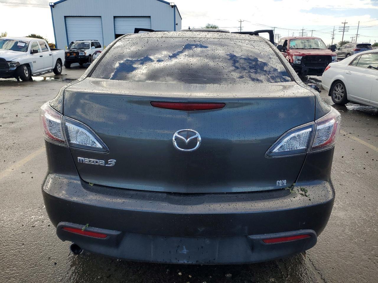 2010 Mazda 3 I Gray vin: JM1BL1SG3A1282064