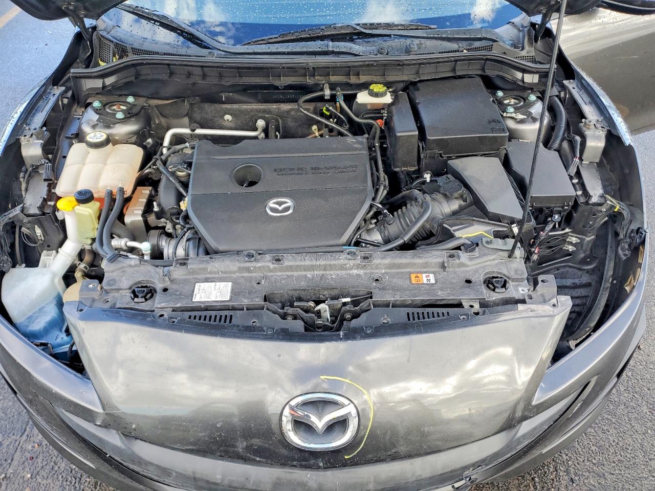 2010 Mazda 3 I Gray vin: JM1BL1SG3A1282064