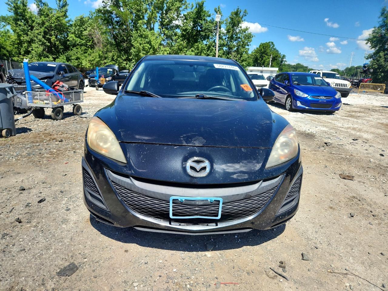 2010 Mazda 3 I Black vin: JM1BL1SG3A1288169