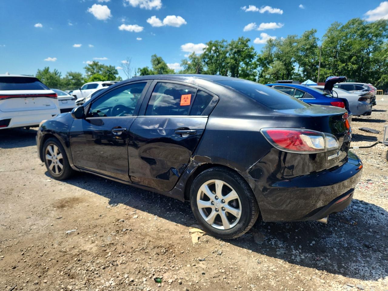 2010 Mazda 3 I Black vin: JM1BL1SG3A1288169