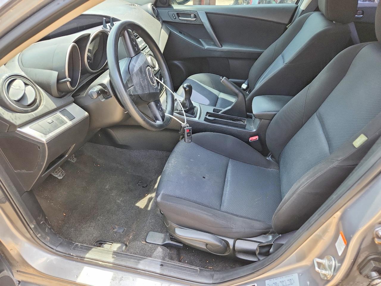 2010 Mazda 3 I Gray vin: JM1BL1SG4A1272854