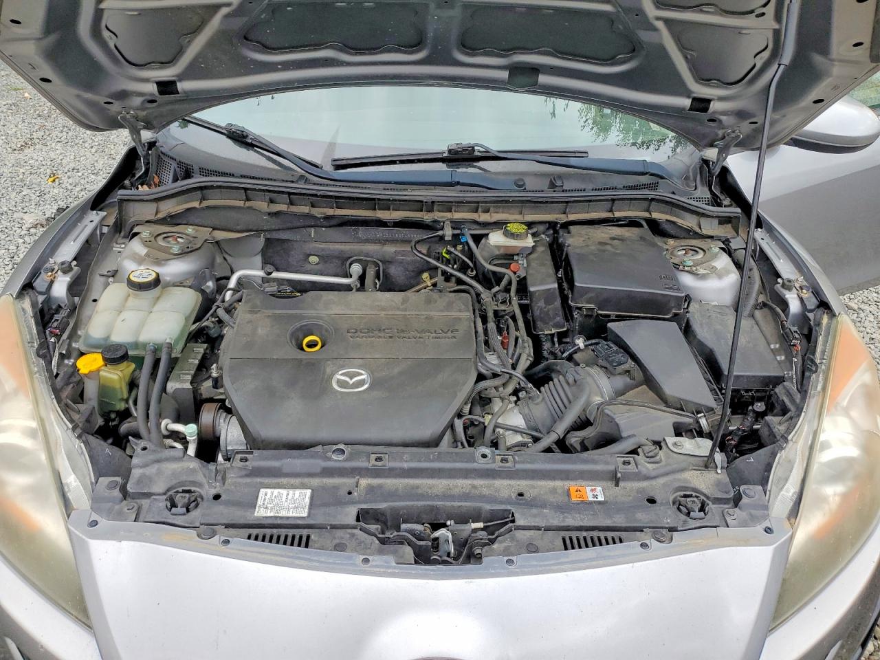 2010 Mazda 3 I Silver vin: JM1BL1SG5A1282244