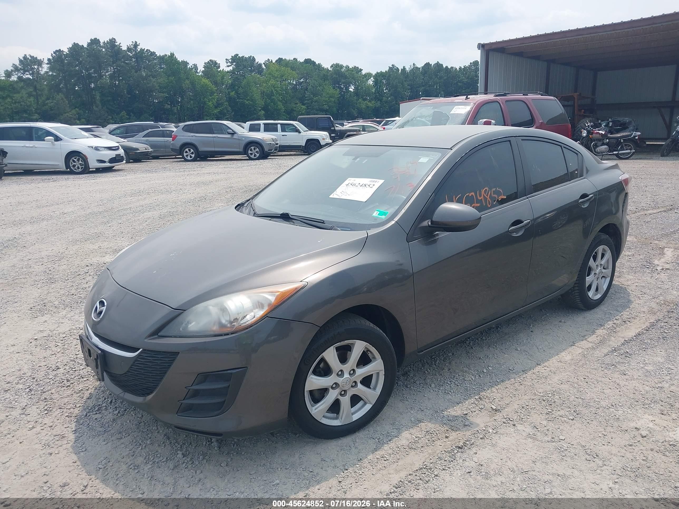 2010 Mazda Mazda3 I Touring Серый vin: JM1BL1SG6A1214471