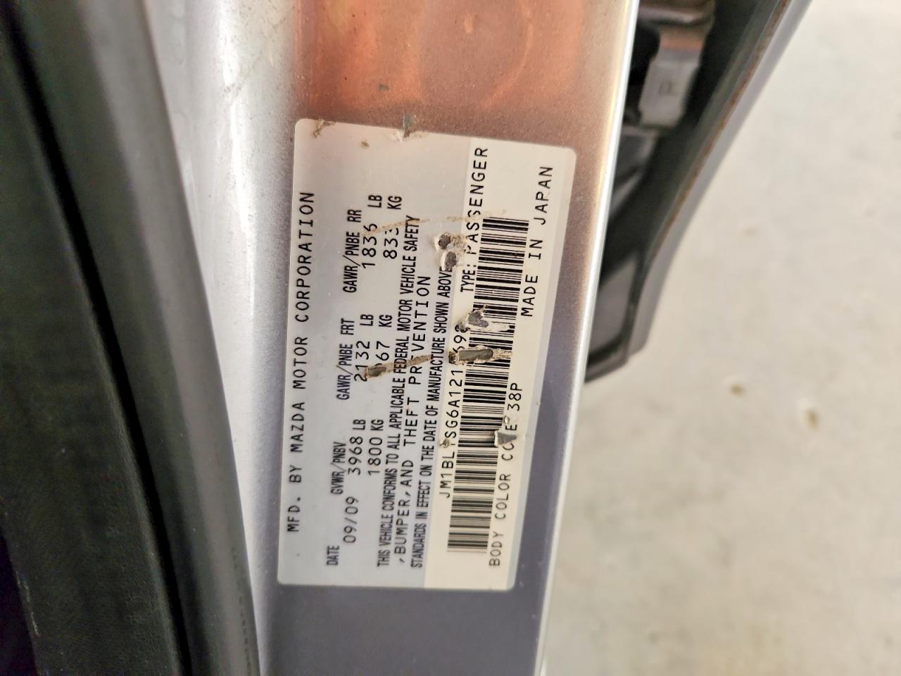 2010 Mazda 3 I Silver vin: JM1BL1SG6A1215698